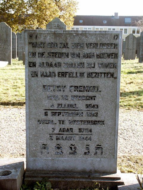 Afbeelding van graf of monument van Betje Frenkel