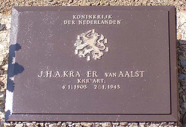 Afbeelding van graf of monument van Jan Hendrik Anne Krayer van Aalst