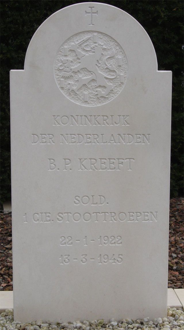 Afbeelding van graf of monument van Bastiaan Pieter Kreeft