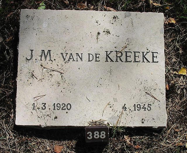 Afbeelding van graf of monument van Jacobus Marcus van de Kreeke
