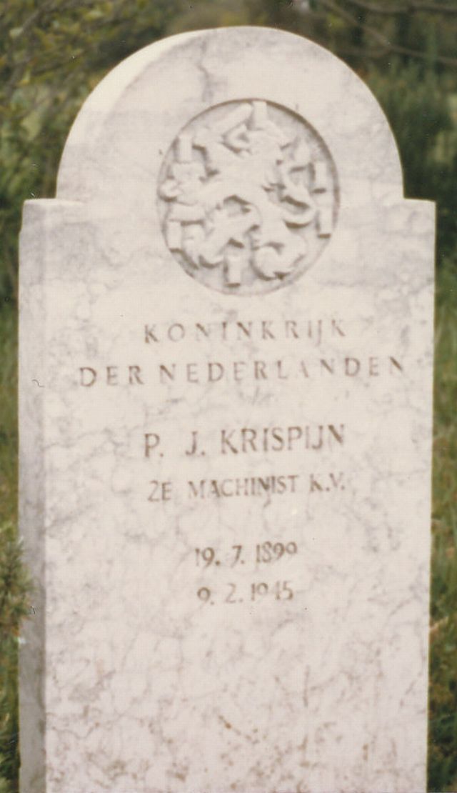 Afbeelding van graf of monument van Pieter Jacobus Krispijn