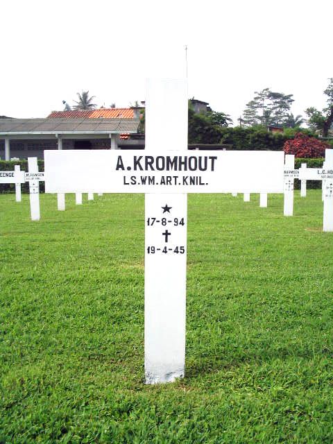 Afbeelding van graf of monument van Arie Kromhout
