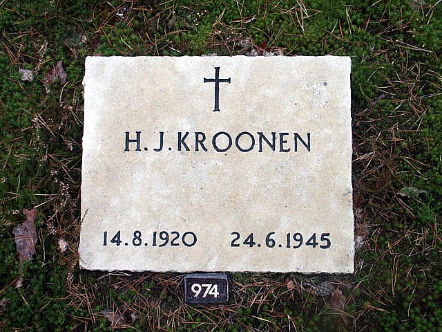 Afbeelding van graf of monument van Hendrikus Johannes Kroonen