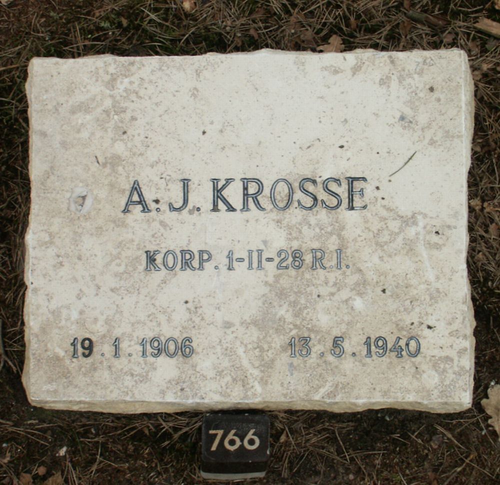 Afbeelding van graf of monument van Arend Jan Krosse