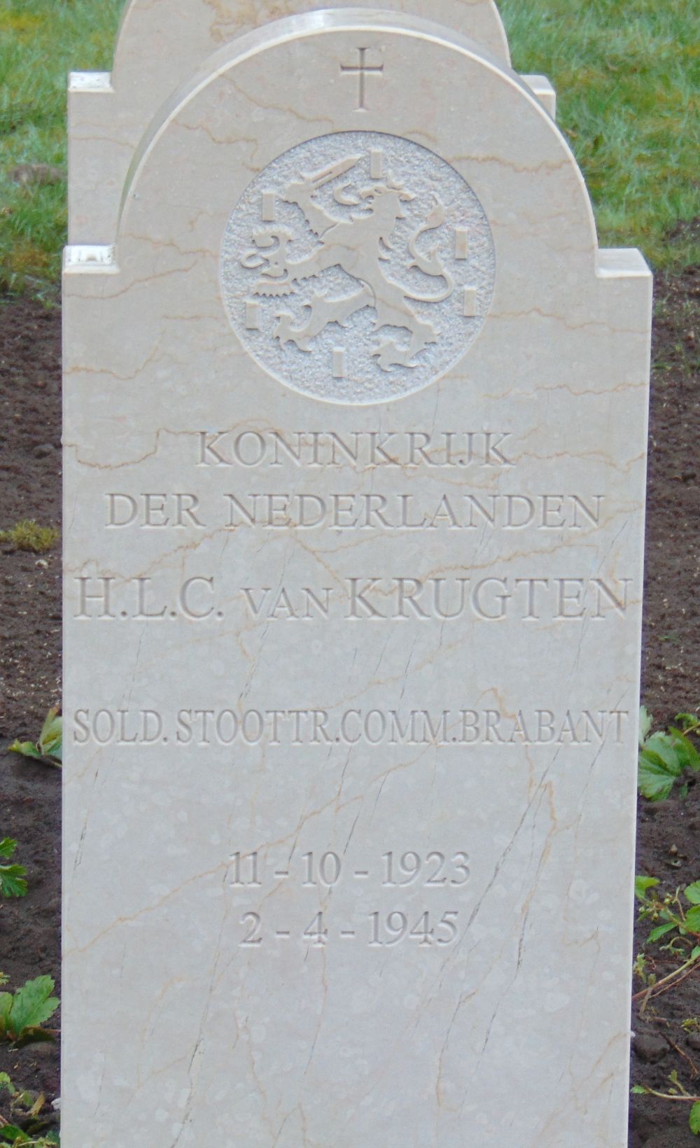 Afbeelding van graf of monument van Henricus Lambertus Cornelis van Krugten