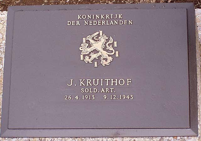 Afbeelding van graf of monument van Jan Kruithof