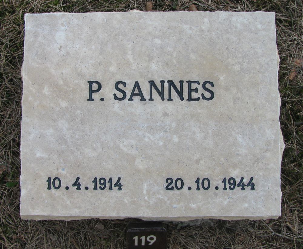 Afbeelding van graf of monument van Pieter Sannes