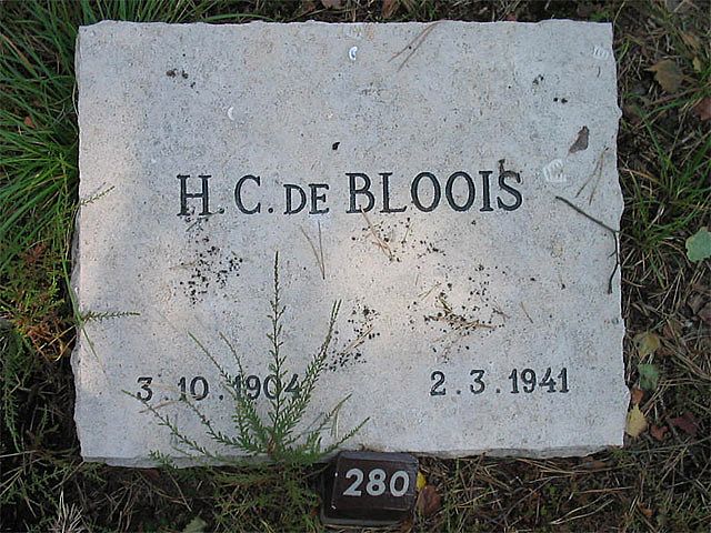 Afbeelding van graf of monument van Hendrik Cornelis de Bloois
