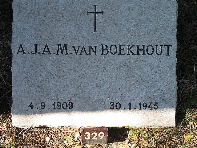 Afbeelding van graf of monument van Albertus Johannes Aloysius Maria van Boekhout