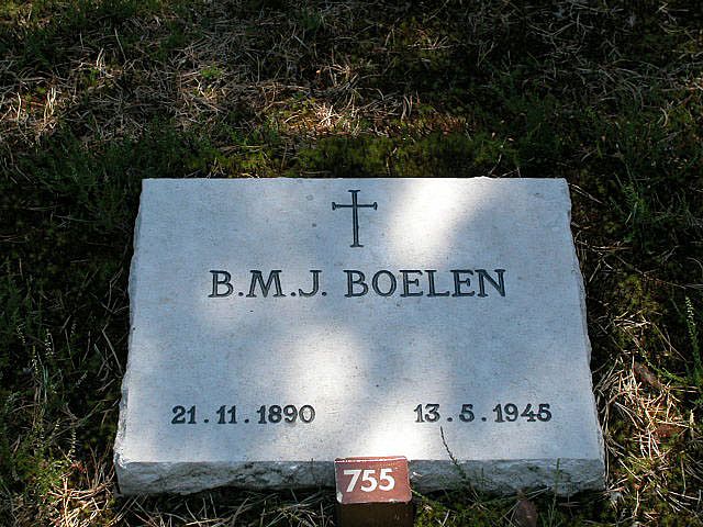 Afbeelding van graf of monument van Bernardus Maria Joannes Boelen