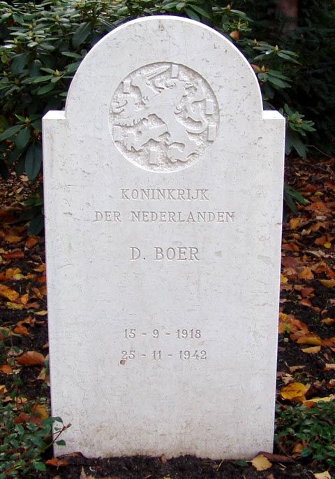 Afbeelding van graf of monument van Dirk Boer