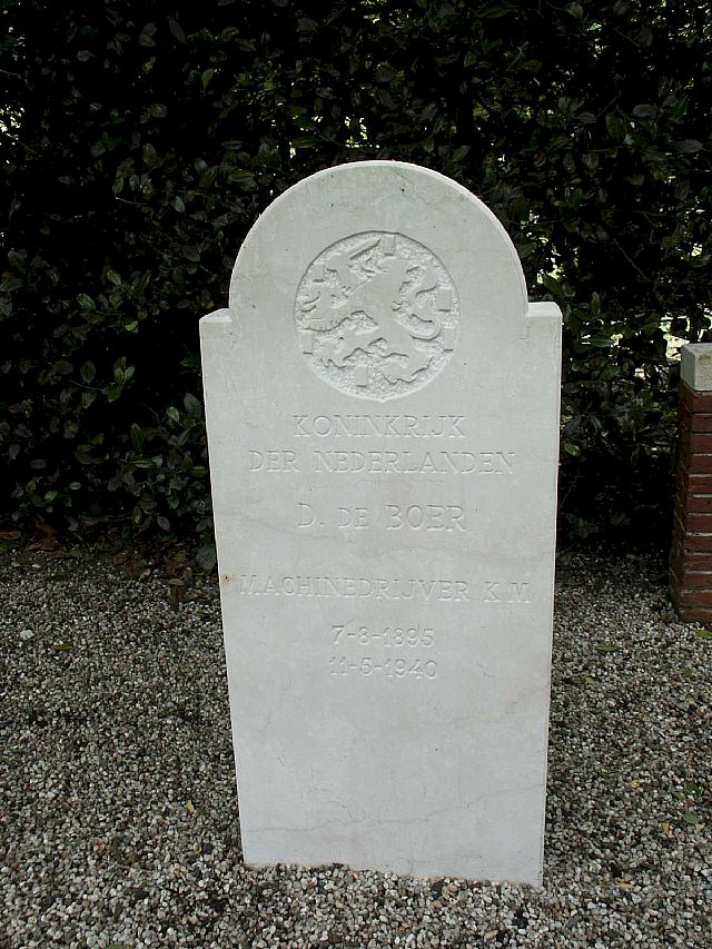 Afbeelding van graf of monument van Dirk de Boer