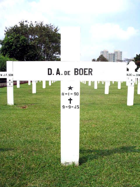 Afbeelding van graf of monument van Dirk Albertus de Boer