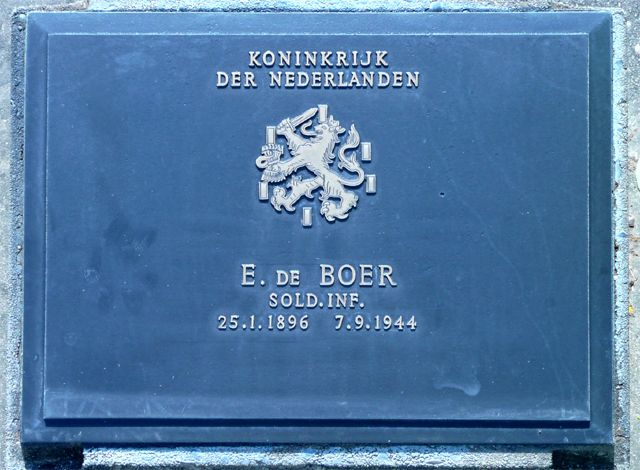 Afbeelding van graf of monument van Elias de Boer