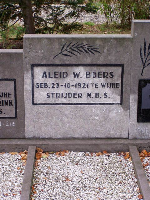 Afbeelding van graf of monument van Aleid Wilhelm Boers