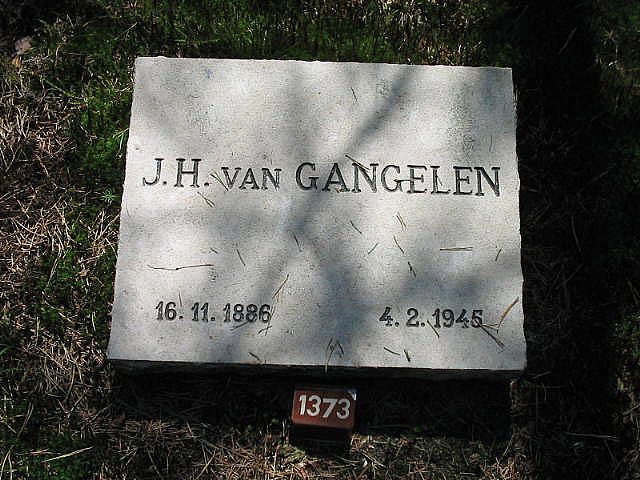 Afbeelding van graf of monument van Jan Hendrikus van Gangelen