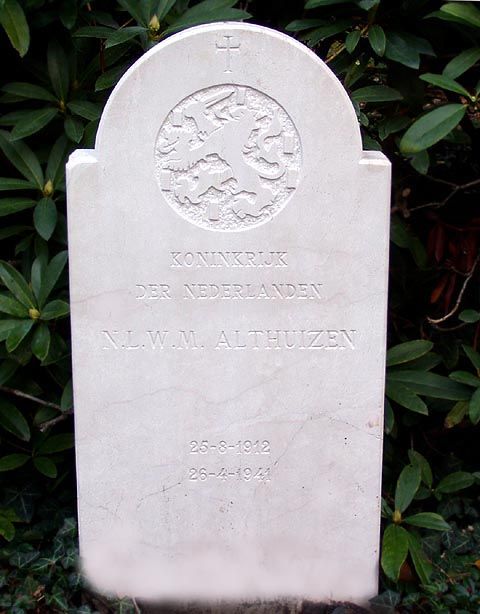 Afbeelding van graf of monument van Nicolaas Leonardus Wilhelmus Maria Althuizen
