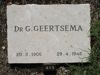 Afbeelding van graf of monument van Geert Geertsema