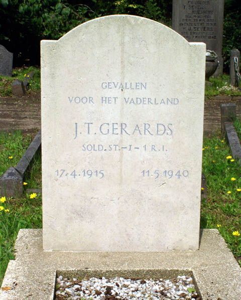 Afbeelding van graf of monument van Johannes Theodorus Gerards