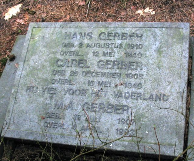 Afbeelding van graf of monument van Carel Gerber