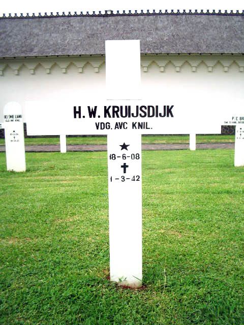 Afbeelding van graf of monument van Hendrik Willem Kruijsdijk