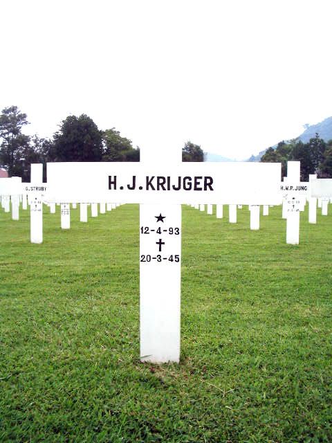 Afbeelding van graf of monument van Hendrik Jan Krijger