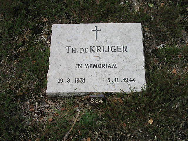 Afbeelding van graf of monument van Theo de Krijger