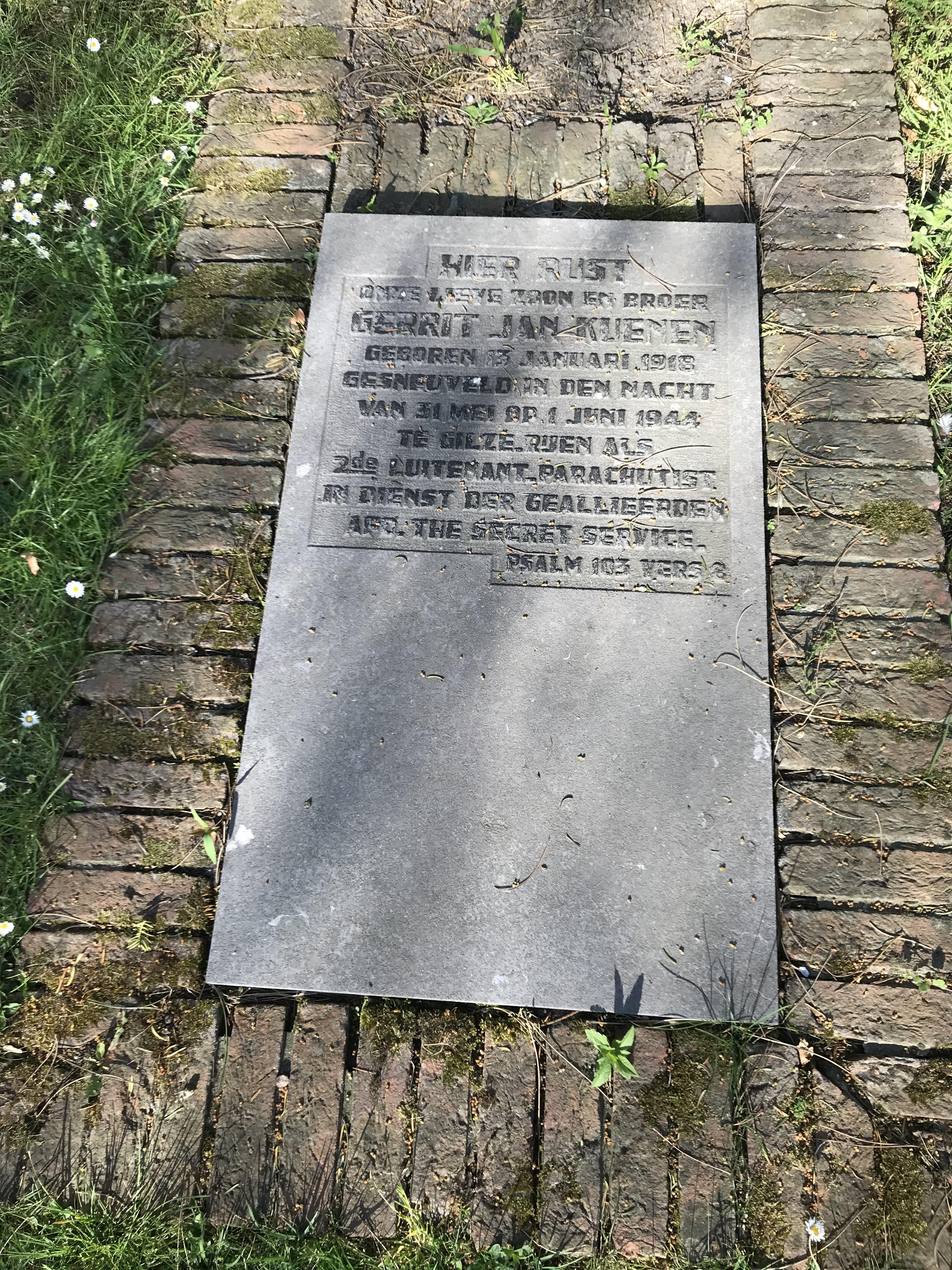 Afbeelding van graf of monument van Gerrit Jan Kuenen