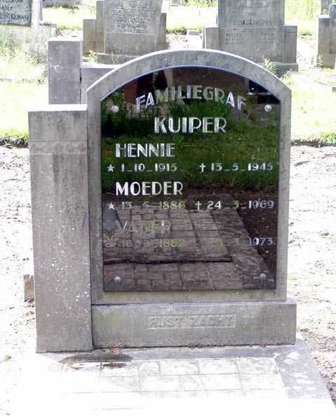 Afbeelding van graf of monument van Hendrik Christiaan Kuiper