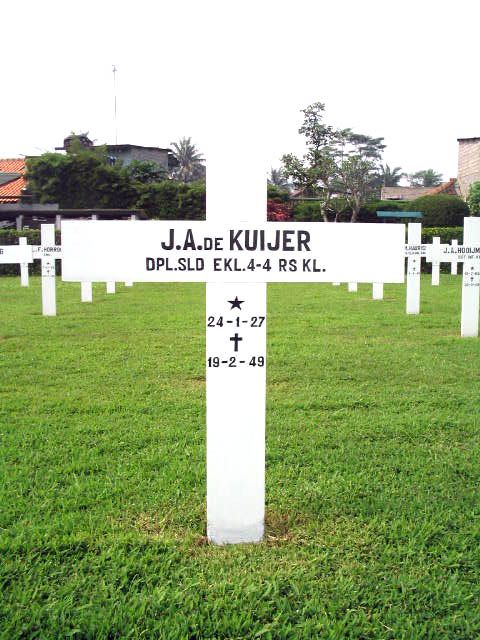 Afbeelding van graf of monument van Johannes Albertus de Kuijer