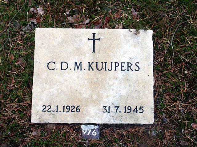 Afbeelding van graf of monument van Cornelis Dirk Martinus Kuijpers