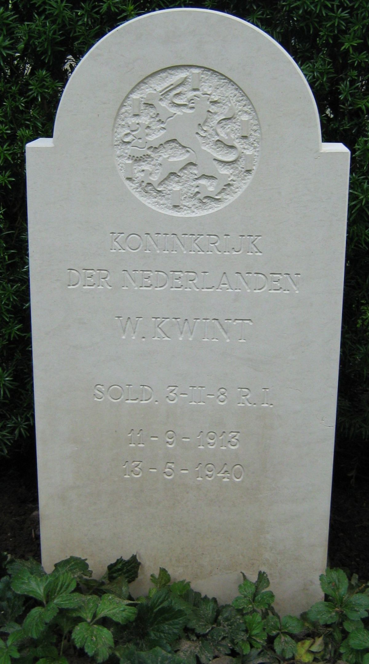 Afbeelding van graf of monument van Willem Kwint
