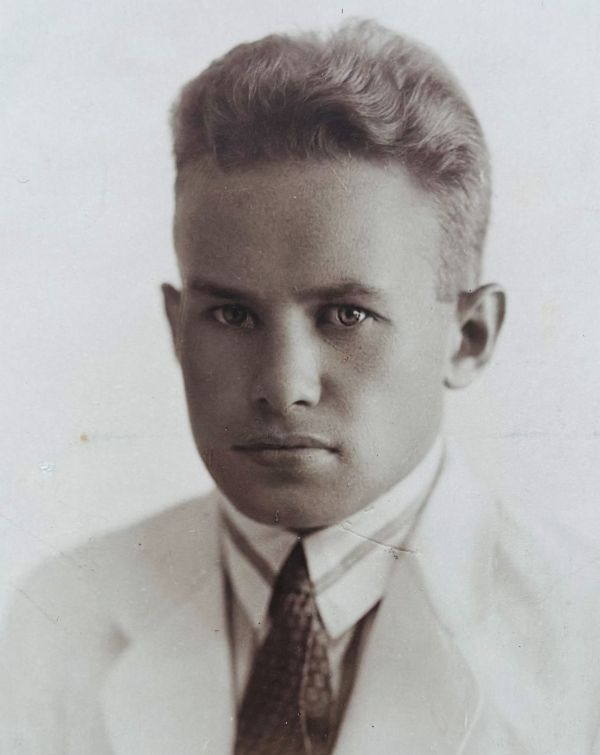 Portretfoto J.C. Veenemans, foto familie