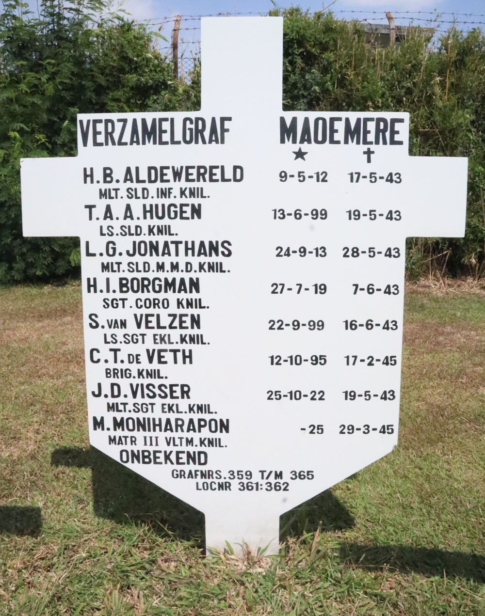 Verz.graf Maoemere Ev KK D-361:362