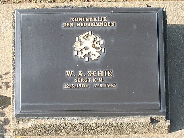 Afbeelding van graf of monument van Willem Anthonie Schik