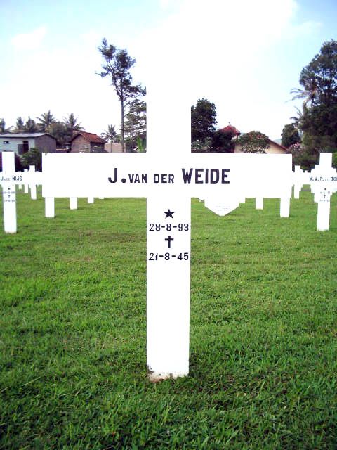 Afbeelding van graf of monument van Jan van der Weide