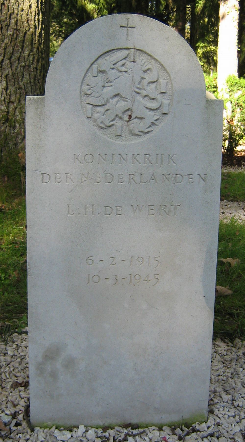 Afbeelding van graf of monument van Leonardus Henricus de Wert