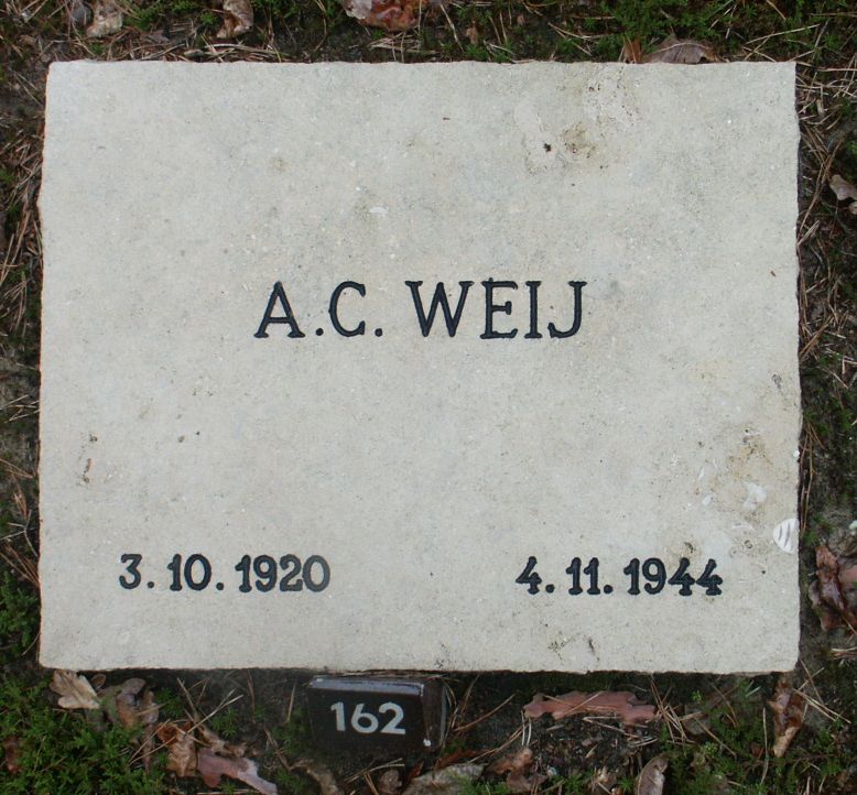 Afbeelding van graf of monument van Adrianus Cornelis Weij