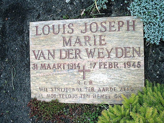 Afbeelding van graf of monument van Louis Joseph Marie van der Weijden