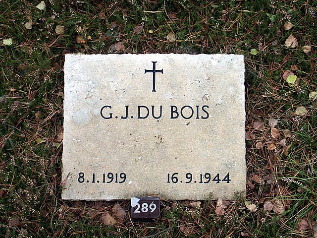 Afbeelding van graf of monument van Gerardus Josephus du Bois