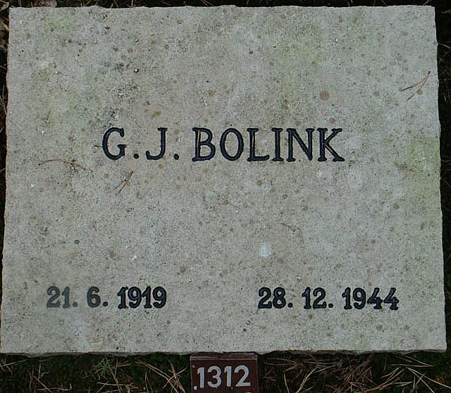 Afbeelding van graf of monument van Gerrit Jan Bolink