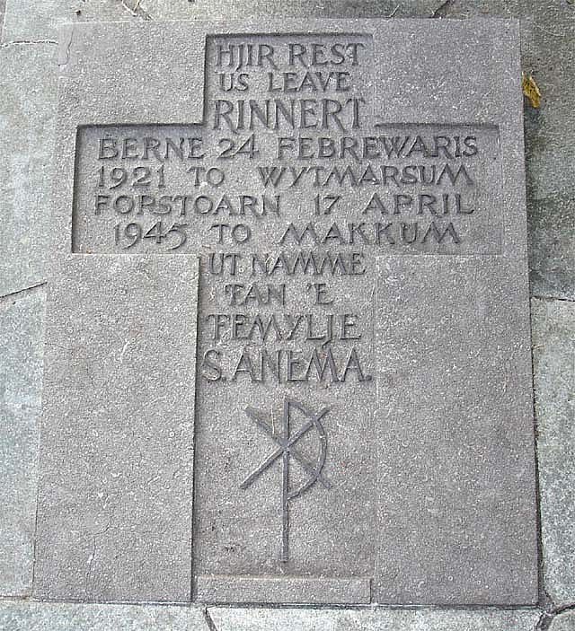 Afbeelding van graf of monument van Rinnert Gerrit Anema