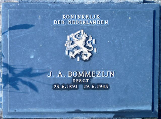 Afbeelding van graf of monument van Johannes Adolph Bommezijn