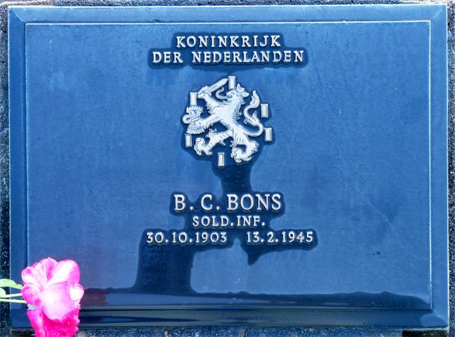 Afbeelding van graf of monument van Bernard Coenraad Bons