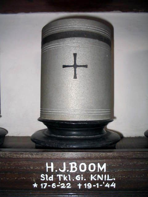 Afbeelding van graf of monument van Hendrikus Jacob Boom
