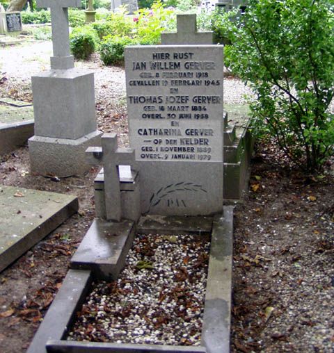 Afbeelding van graf of monument van Johannes Willem Gerver