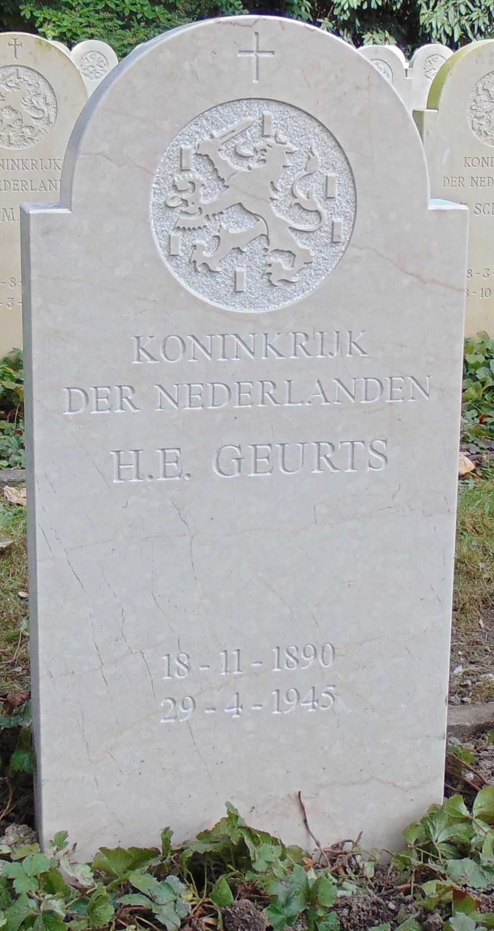 Afbeelding van graf of monument van Herman Ernest Geurts