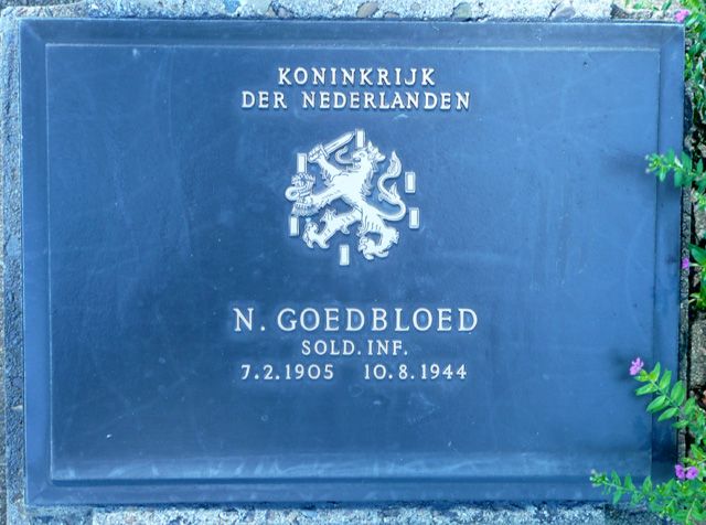 Afbeelding van graf of monument van Nicolaas Goedbloed