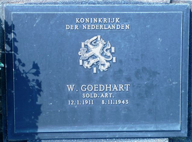 Afbeelding van graf of monument van Willem Goedhart