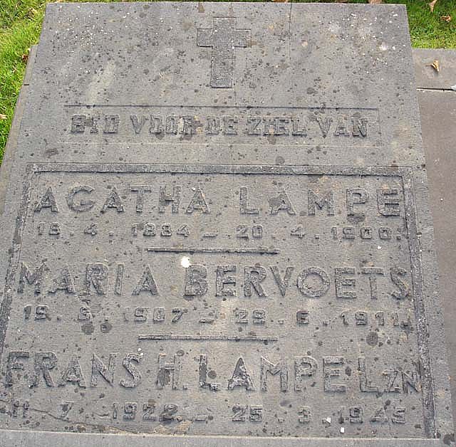 Afbeelding van graf of monument van Frans Herman Lampe